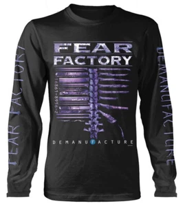 Camisa Fear Factory Demanufacture Clásica Negra Mangas Largas OFICIAL - Imagen 1 de 2
