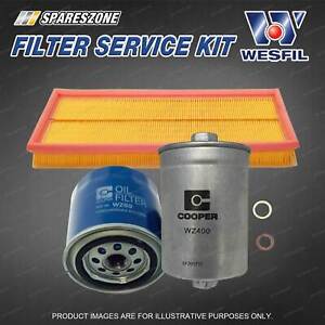 Wesfil Oil Air Fuel Filter Service Kit for Volvo 240 2.1L 2.3L 1979-1993