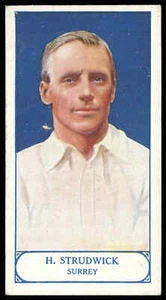 Pattreiouex - 'Cricketers Series' (1926) - H. Strudwick (Surrey) - Picture 1 of 2