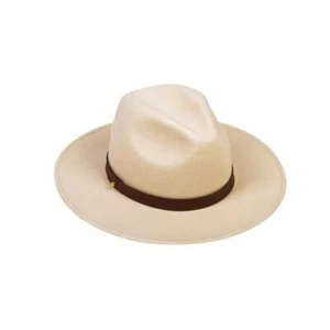 Lack of Color Women's Lui Fedora Hat Western Brown Cream One Size - Picture 1 of 7