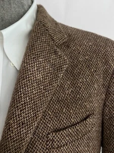 Vintage Ralph Lauren Blue Label Tweed Sport Mantel 44R - Bild 1 von 8