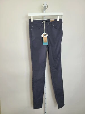 NWT Prana Size 0 Tall Women's Coal Briann Skinny Pants Mid Rise Zion Stretch - Image 1 of 4