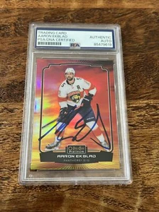 Aaron Ekblad IP Signed OPC Platinum Sunset Card PSA DNA Slab Panthers Auto - Picture 1 of 2