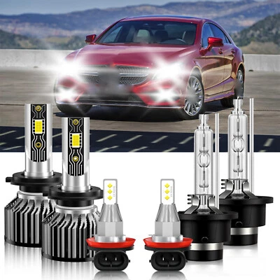 6x Faro LED HID luz antiniebla haz alto bajo para Mercedes-Benz CLS550 2009-2010 Foto 1 de 4