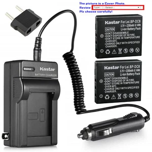 Kastar Battery AC Travel Charger for Leica BP-DC8 & Leica X1 X2 Digital Camera - Picture 1 of 11