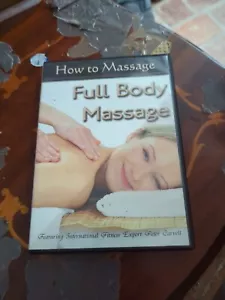 How To Massage - Full Body Massage - Dvd - Fitness Expert Peter Carvell - Picture 1 of 5