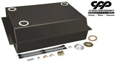 1963-72 CHEVY C10 GMC TRUCK BLACK ALUMINUM BED FILL GAS TANK KIT CARB EFI Foto 1 de 4
