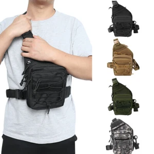 Tactical Chest Bag Gun Holster Pouch Shoulder Bag Chest Pack for Outdoor Hunting - Picture 1 of 16