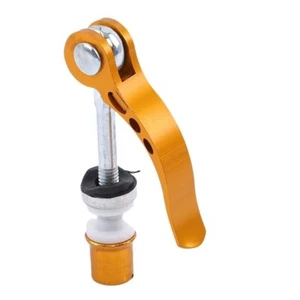 2 Stück Fahrrad Schnellspanner Quick Release Sattelklemme Gold - Picture 1 of 4
