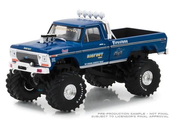 GREENLIGHT 1/43 1974 FORD F250 MONSTER TRUCK BIGFOOT THE ORIGINAL 86097 - Image 1 of 1