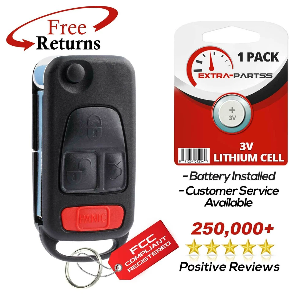 For 2003 2004 2005 Mercedes Benz ML 350 Keyless Remote Fob Car Flip Key - Изображение 1 из 4