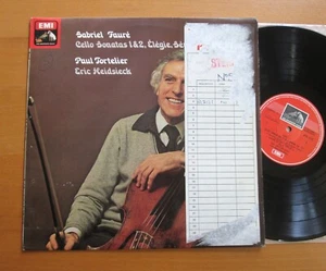 ASD 3153 ED1 Faure Cello Sonatas 1 & 2 Tortelier Heidsieck EMI Quad ex library - Picture 1 of 5