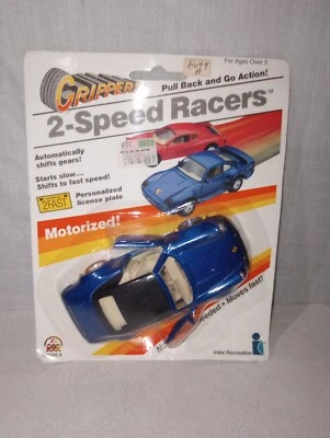 ZEE Toys Grippers Pull Back Action 2-Speed Racers Blue Porsche 911SC Top Up - Image 1 of 4