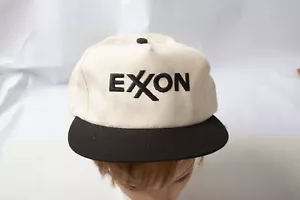 EXXON Gasoline 1980s Oil Company Baseball Cap Mütze Werbung (F1R) Snap Back - Bild 1 von 6
