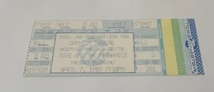 1986 Mike & The Mechanics Unused Full Concert Ticket Boston 4/7/89 Unused Untorn - Picture 1 of 2