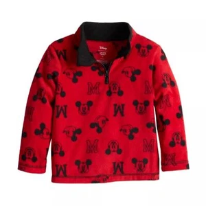 Pullover polar con cremallera de cuarto para bebé y niño pequeño Mickey Mouse de Disney © Disney 12 MT - Imagen 1 de 5