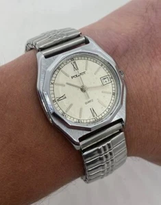 POLJOT Vintage Soviet Watch. QUARTZ movement USSR Rare - Picture 1 of 10