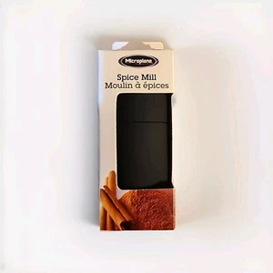 Microplane Spice Mill Black Grater for Nutmeg Cinnamon Tonka Beans New - Picture 1 of 10