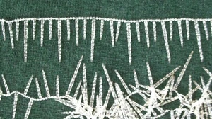 Vintage Christmas Tree String Icicle Garland Clear Plastic - 9 Feet Long - Picture 1 of 2