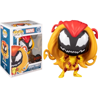 Spider Man Scream Symbiote #671 FUNKO Pop Vinyl Figure + PROTECTOR — 第 1/3 张图片