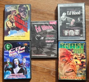 Ed Wood Collection (6 Films 5 DVDs) TOR JOHNSON / Plan 9 / Jailbait - HTF OOP - Picture 1 of 8