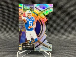 2023 Select ANTHONY RICHARDSON Silver Prizm Die Cut Premier RC #117 Colts - Picture 1 of 2