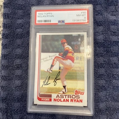 1982 Topps Nolan Ryan #90 PSA 8 NM-MT. Fresh Grade 10/3/2025 - Image 1 of 4