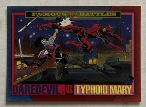 1993 Marvel Universe Series 4 IV # 168 Daredevil Vs Typhoid Mary - Picture 1 of 2