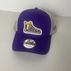 New Era Adult Los Angeles Lakers Purple 9Forty Adjustable Hat - Picture 1 of 5