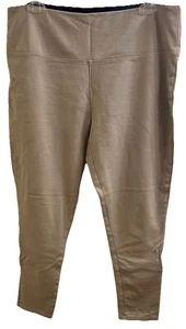 Alexander Jordan (XL) Knöchel-Leggings hellbraun Bauchkontrolle Abnehmen Elasthan-Einsatz - Bild 1 von 7