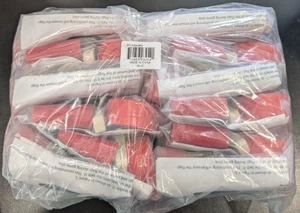 New Champion Sports Set of 12 Red Sonic Flags Football Belt Set 42” Waist - Picture 1 of 3