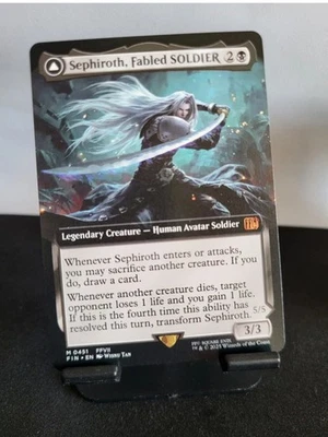 Sephiroth Fabled SOLDIER/Sephiroth One-Winged Angel Full Art Final Fantasy MTG - Photo 1/2