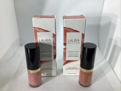 LAURA GELLAR~ACEITE LABIAL TINTADO TREAT-N-GO~CRUNCH TIME/VICTORY LAP .13 oz NUEVO Foto 1 de 4