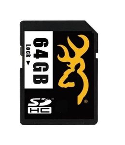 Browning Branded SD Card 64 GB For Browning Trail Cameras SDHC Class KB23020000 - Picture 1 of 1