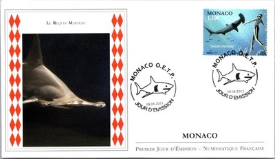 Monaco SC#  FDC 2013 The Hammerhead Shark - A03029 - Image 1 of 2