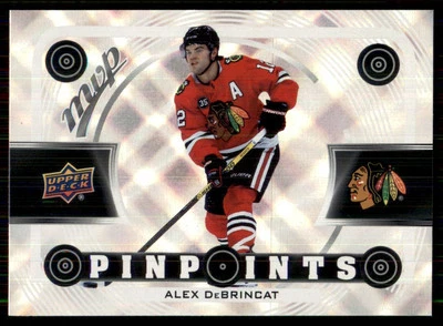 2022-23 Upper Deck MVP Pinpoints #PP-11 Alex DeBrincat Chicago Blackhawks - Image 1 of 2