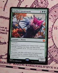 MTG Quilled Greatwurm Foundations NM - Picture 1 of 1