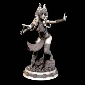 1/18 100mm 3D Print Model Kit Beautiful Girl Twi'lek Star Wars Unpainted - Picture 1 of 2