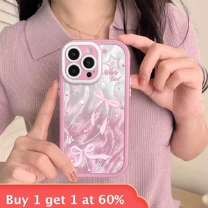 For Apple iPhone 17 Air 17 Pro Max 16 15 14 13 12 11 Phone Case Stars Bow Cover - Picture 1 of 7