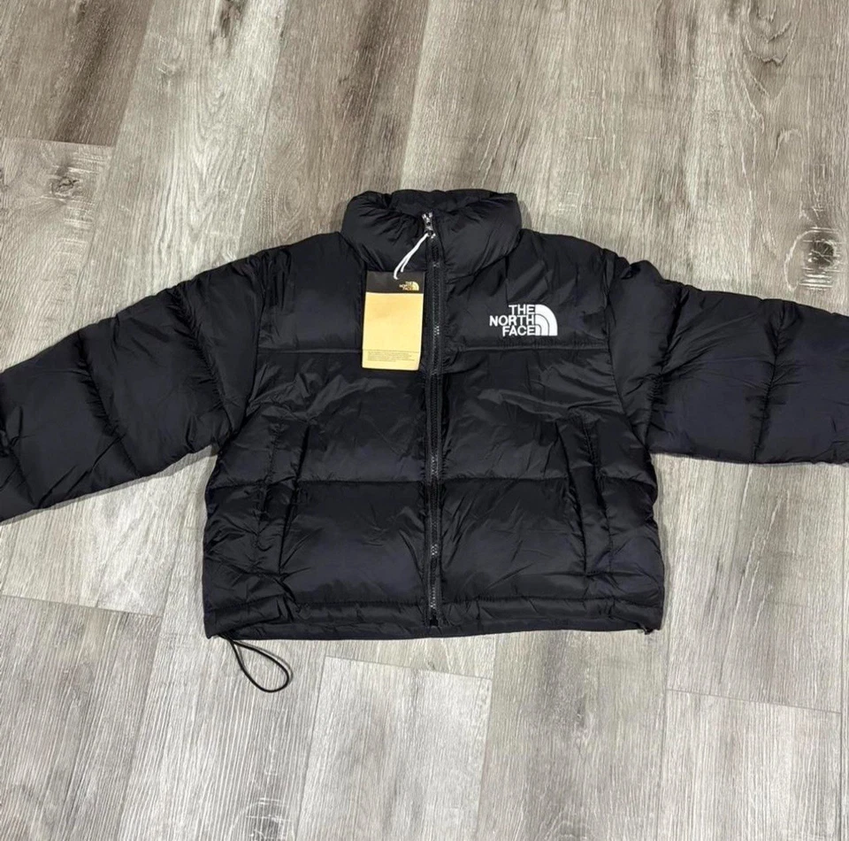 Chaqueta acolchada de plumón The North Face 1996 retro Nuptse 700 negra talla mediana para hombre Foto 1 de 4