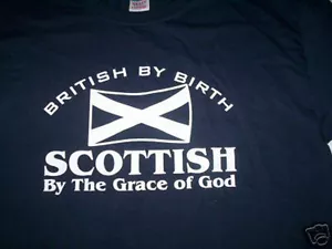 Scottish by the grace of God t-shirt new all sizes - SCOTLAND Football Rugby - Picture 1 of 1