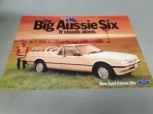 Oct 1986 FORD FALCON UTE Australian Sales Leaflet - Picture 1 of 2