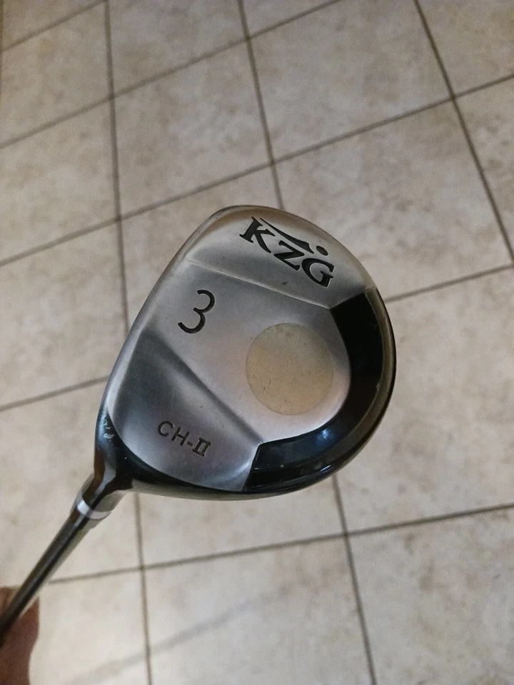 KZG CH-II #3 Wood / 15 Degree / Regular Flex Kfiber Tour Trac 80 Shaft LH - Image 1 of 4