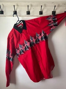 Cumberland Outfitters Flashy Herren Western Hemd America Gr. XL - Bild 1 von 4