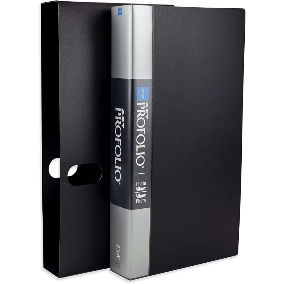 ITOYA Art Portfolio Photo Album Photos Clear Pocket Sheets Hold 3 Photo per Page (360 4 Inch X 6 Inch)