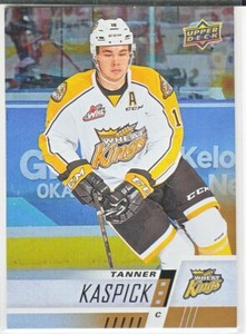 2017-18 Upper Deck CHL RAINBOW ROOKIE RC Tanner Kaspick  #62