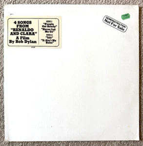 BOB DYLAN - 4 SONGS FROM RENALDO AND CLARA PROMO VINYL EP - Picture 1 of 1