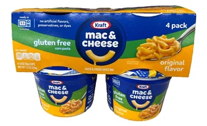 Kraft Original Macaroni & Cheese GLUTEN FREE Cups 4 Cups 7.6 oz Mac - Picture 1 of 1