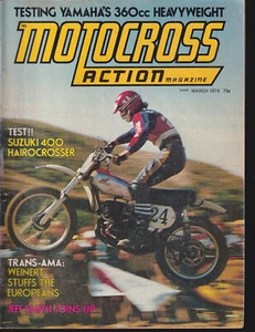 Motocross Action March 1974 Magazine - Picture 1 of 7