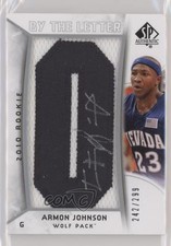 2010-11 SP Authentic By the Letter Signatures /299 Armon Johnson Rookie Auto RC